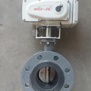 D971F-16C Electric Flange Butterfly Valve thumbnail-4