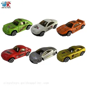 XINYU Diecast Trailer Truck Play Set With 6 PCS of Die Cast Cars 1/64 Scale thumbnail-3