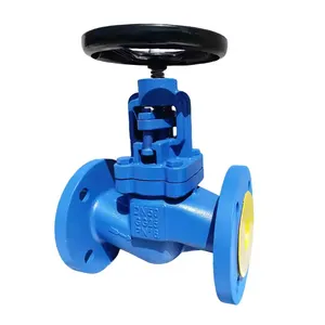 ANSI DIN Bellow Sealed Globe Valve HT Steam Corrugated Pipe Asphalt Thermal Oil Handle Cast Iron SS WCB Flange Zero Leakage thumbnail-4