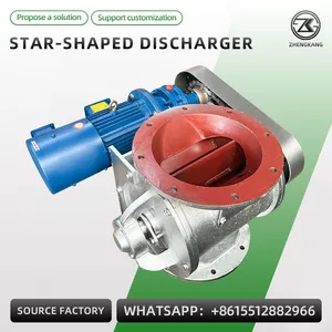 High Quality YJD Star-shaped Unloader Rotary Airlock Valve Industrial Dust Collector Discharge Rotary Feeder For Powder Granule thumbnail-2