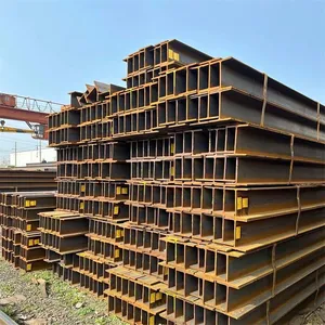 Custom-made Non-standard Welded H-beams, Large-section Load-bearing Steel Beams for High-rise Buildings, and H-beam Columns. thumbnail-2