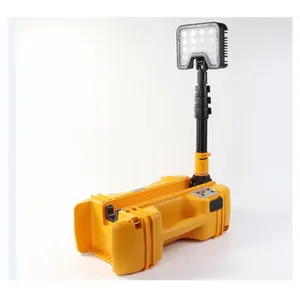 Lightweight Hand Push Telescopic Work Light With Gasoline Generator thumbnail-2