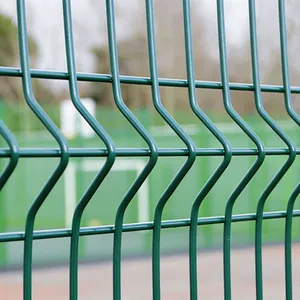 Custom Size 3D Curved Welded Wire Mesh Fence Residential Garden Privacy Mesh Fencing thumbnail-4