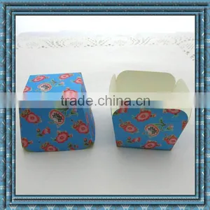 Rose Design Muffin Cup,Square Cups thumbnail-3