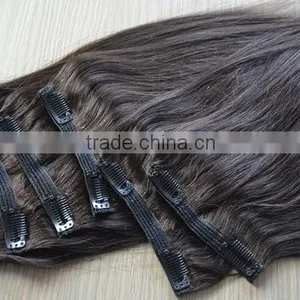 Remy Hair Wholesale Price Human Hair Clip in Grade 5a 6a 7a 8a Pure Indian Remy Virgin Human Hair Weft thumbnail-3