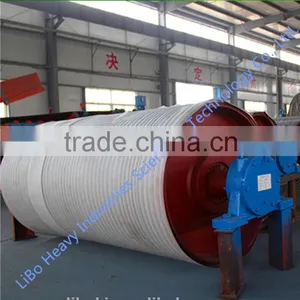 Dia 800mm Rubber Drive Roller Pulley for Conveyor thumbnail-1