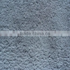 Grey Rabbit Plush Fabric for Coats thumbnail-4