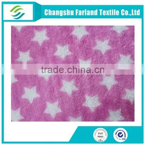 Star Pattern Arctic Fleece Fabric Polyester Bed Sheets Fabric thumbnail-4