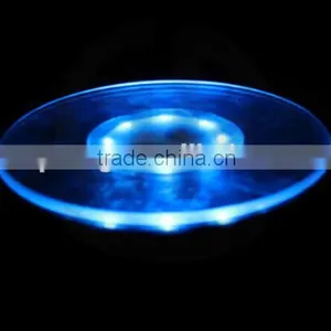 LED Coaster Color Light Up Drink Cup Mat Tableware Glow Bar Club Party thumbnail-3