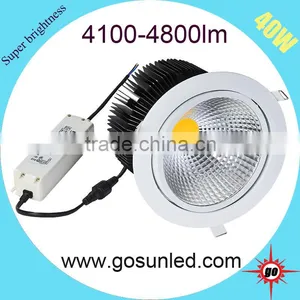 Best Effiiciency High Lumen 4800lm Super Brightness Cob Led Downlight 40w thumbnail-3