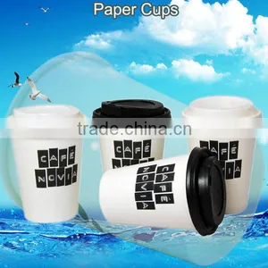 Custom Logo Printing Paper Coffee Cups thumbnail-6