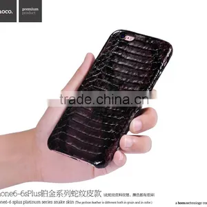 Original HOCO Luxury Shockproof Python Leather Case for IPhone 6Plus 6s Plus Platinum Series Snake Leather Back Cover MT-5777 thumbnail-1