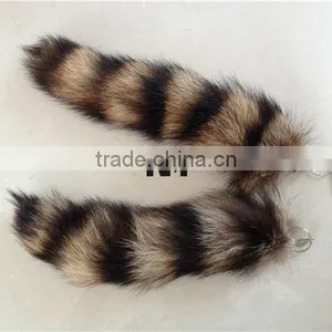 2014 Hot Selling 100% Genuine Raccoon Tail Fur thumbnail-5