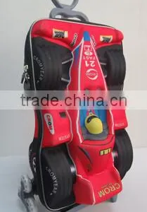 High Quality Car Model Child Boy School Trolley Bag thumbnail-4