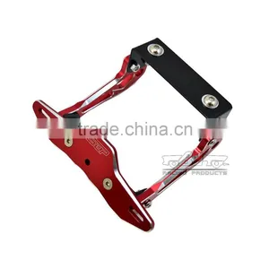 BJ-LPL-030-RD Universal CNC Billet Aluminum Motorcycle Tail Tidy License Plate Bracket thumbnail-3