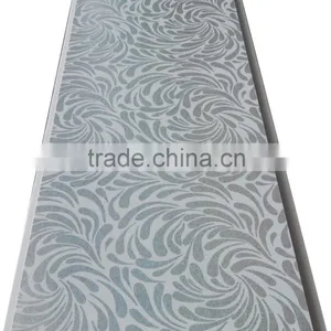 Silver Flower Style Hot Foil Stamping Plastic Ceiling Board,pvc Ceiling T053 thumbnail-1