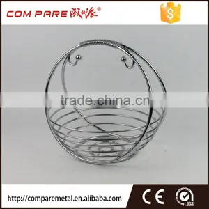Chrome Wire Fruit Hanging Basket thumbnail-3
