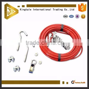3-4mm 1*7 7*19China Supplier Customized Jacquard Pet Hauling Cable Leads thumbnail-1
