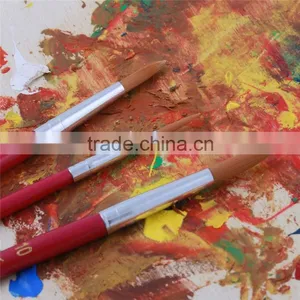 Wholesale China 3Pcs Fine Nylon Hair Wooden Handle Art Paint Brush Manufactures thumbnail-4
