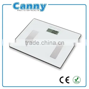 Factory Cheap Silk Printing 6mm or 8mm Tempered Glass 150kg or 180kg Body Composition Fat Analyzer With CE RoHS PAHS thumbnail-1