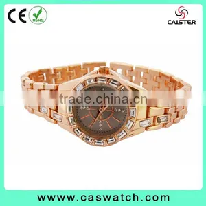 Rose Gold Ladies Watch Fancy Girl Wrist Watches Fashion Diamonds Watch Girl thumbnail-4