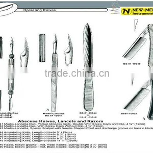 All Kinds Of Operating Knives Surgical Instruments Surgical Operating Knives All Kinds Of Operating Knives thumbnail-1