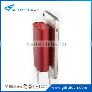 Emergency Charger Smart Moible Phone Power Bank 5000mAh With Suction Cups and OEM Logo thumbnail-1