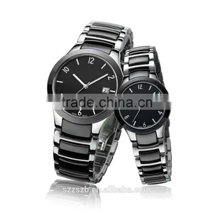 Bewell Men Watch Ceramic And Stainless Steel Strap Wristwatch thumbnail-1