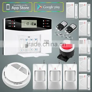 High Quality YL-M2B LCD Display With Time Clock GSM Intelligent Wireless Home Burglar Security Alarm System thumbnail-1