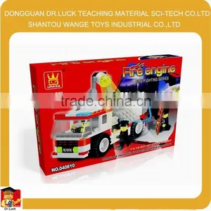 2014 Large Fire Fighter Education Kids Plastic Blocks Toys thumbnail-1
