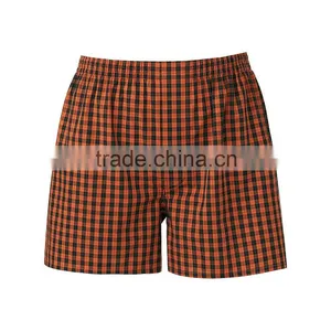 Men Short Pants Underwear Men Boxer Short Poplin Cotton Underwear thumbnail-2