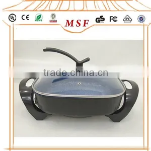 Square Electric Frying Pan With Temperature Adjustable Knob Quality Choice thumbnail-1