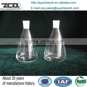 Polishing Kinds Shape Quartz Glass Lab Furnace With Glass Stopper thumbnail-3