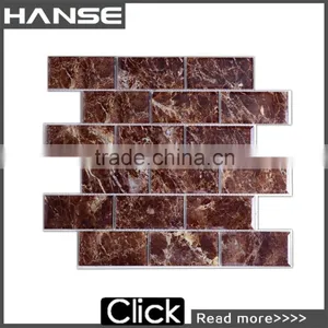 XF004 Oriental Mirror Glow in the Dark Glass Mosaic Tiles thumbnail-1