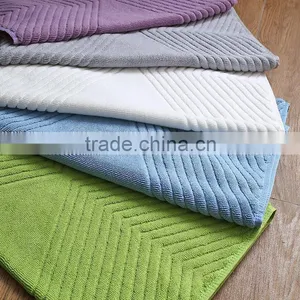 5 Star Hotel Use 32S White 100% Cotton Terry Towel Bath Mat thumbnail-5