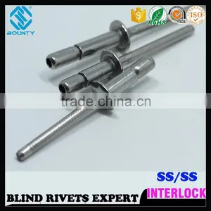 DOME HEAD STRUCTURAL INTERLOCK RIVETS thumbnail-1