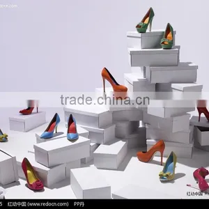 Shoe Box With Window High Quality Elegent Custom Pritning Shoe Boxes thumbnail-6