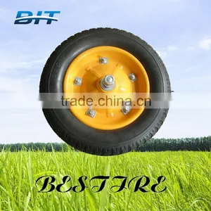 PU WHEEL 325-8 Tool Cart Tyre/wheelbarrow Tyre/ Wheel Barrow Tyre Tube/ Cart Tyre thumbnail-1