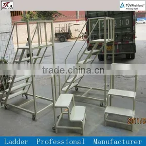 Warehouse Storage Equipment Rolling Ladder thumbnail-1