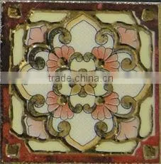 Polished Golden Decoration 100x100mm thumbnail-4
