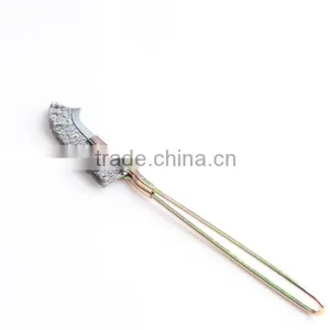 Bent Hand Scratch Brushes With Handle, Length 245 mm or 9 3/5" thumbnail-1