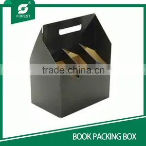PAPER PACKAGING BOX WINE BOTTLE CARRIER thumbnail-3