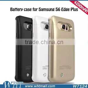 2016 New Products 4200mAh Rechargeable Battery Case for Samsung Galaxy S6 Edge Plus thumbnail-5
