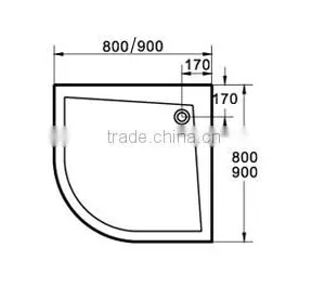 CUPC Bath Appliance,tile Flange,deep Shower Tray thumbnail-4