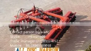 Hydraulic Trailed Offset Heavy Duty Disc Harrow 32 Disc Harrow thumbnail-3
