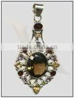 Women Pendant for Wedding, Silver Pendant, Awesome Pendant thumbnail-1