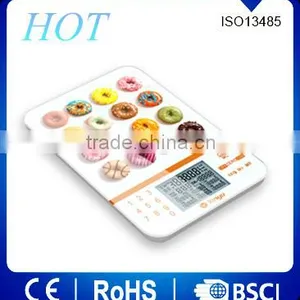 2016 New Design Nutritional Scale Multi-function Glass Platform With 5kg/g thumbnail-1
