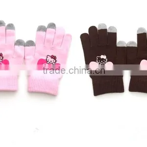 Best Gift for Christmas For Lovers Lovely Cartoon Patterns Touch Screen Gloves thumbnail-6