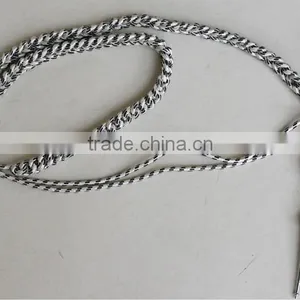 Metallic Yarn Silver Military Uniform Braid thumbnail-2
