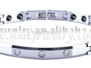 Tungsten Gold Bracelet,tungsten Magnetic Bracelet,tungsten Healthy Bracelet,tungsten Jewelry thumbnail-1